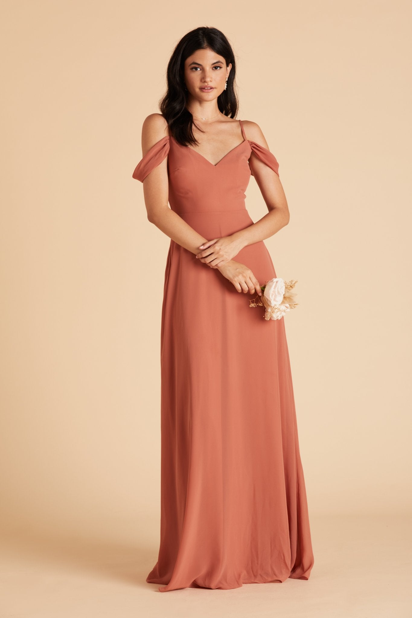 Bridesmaid Dress in Terracotta ...